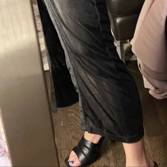 BN ruched black button up dress - Picture 4 of 4